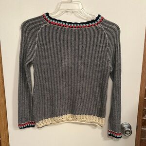 THML Black and Cream Patterned Sweater